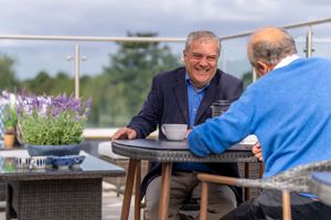 Relax on rooftop terrace- click for photo gallery